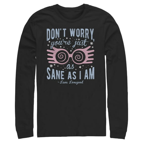 Mens Harry Potter Luna You’re Just As Sane as I Am Long Sleeve Shirt