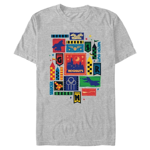 Mens Harry Potter Quidditch Collage T Shirt