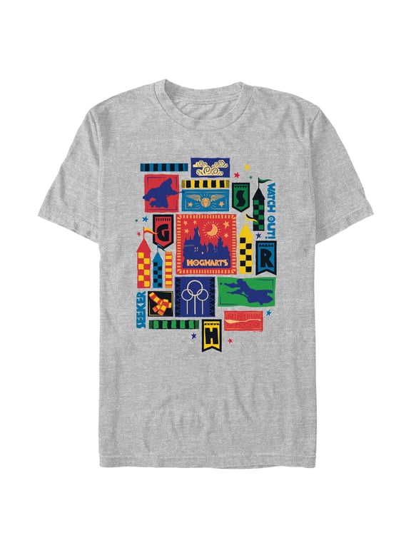 Mens Harry Potter Quidditch Collage T Shirt