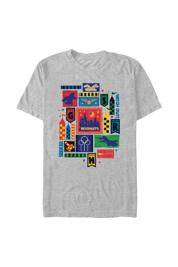 Mens Harry Potter Quidditch Collage T Shirt