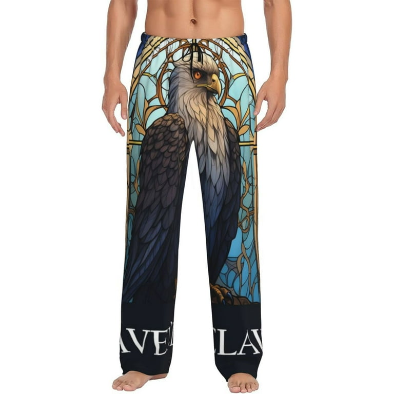 Mens Harry Potter Ravenclaw Pajama Pants with Pockets Drawstring Lounge Pants Pajama Bottoms Men Sleep PJ Pants Walmart