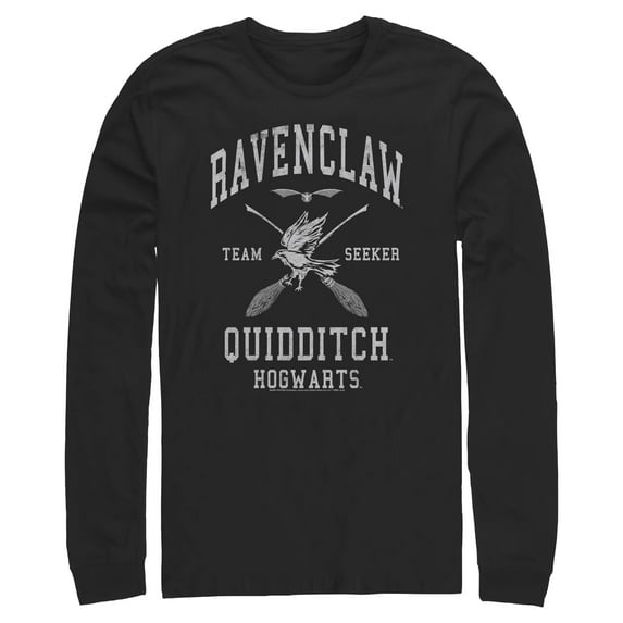 Mens Harry Potter Ravenclaw Quidditch Seeker Long Sleeve Shirt