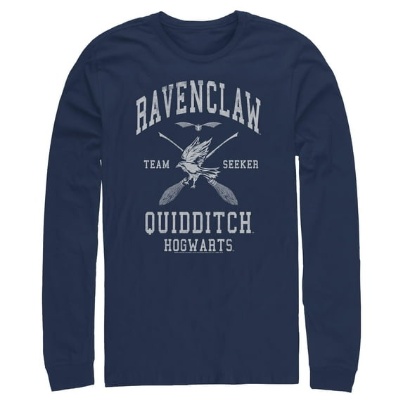 Mens Harry Potter Ravenclaw Quidditch Seeker Long Sleeve Shirt