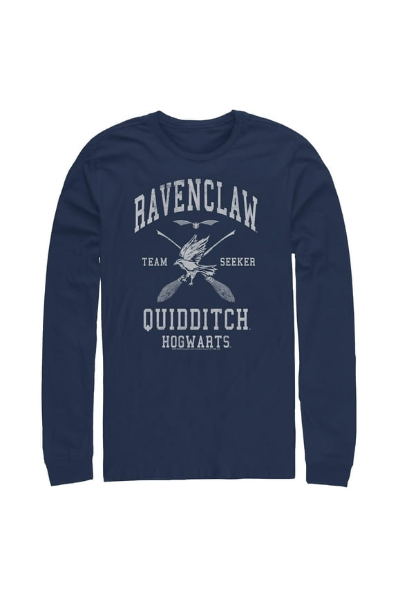 Mens Harry Potter Ravenclaw Quidditch Seeker Long Sleeve Shirt