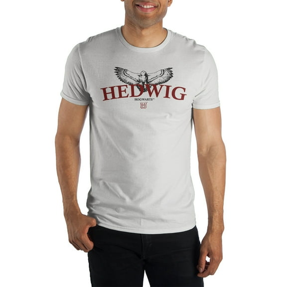 Mens Harry Potter Shirt Short Sleeve Hedwig Tshirt-XX-Large
