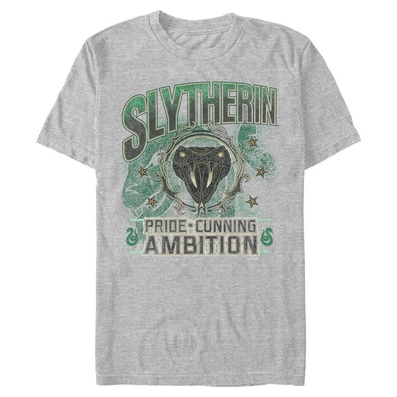 Mens Harry Potter Slytherin Pride and Ambition T Shirt