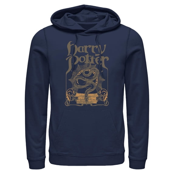 Mens Harry Potter Snake Symbol Lightweight Hoodie