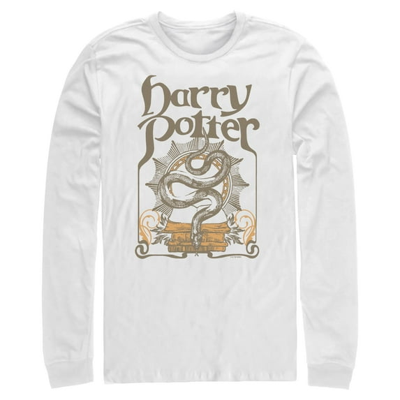 Mens Harry Potter Snake Symbol Long Sleeve Shirt