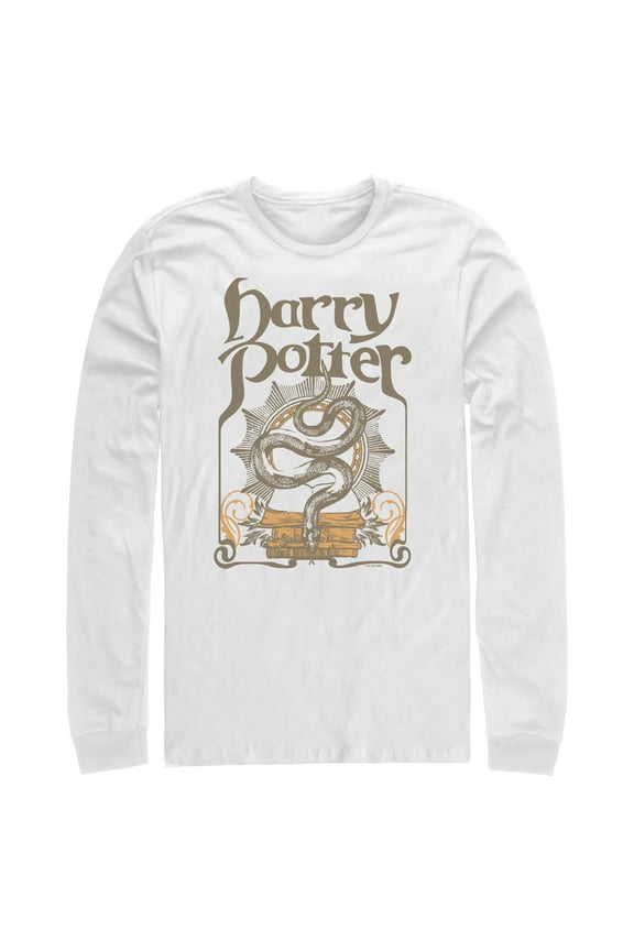 Mens Harry Potter Snake Symbol Long Sleeve Shirt