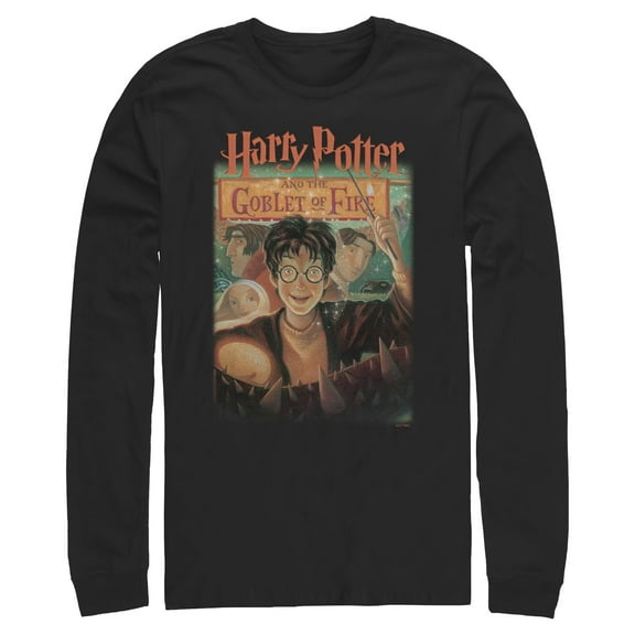 Mens Harry Potter and the Philosopher's Stone Goblet Of Fire Cover Long Sleeve Shirt