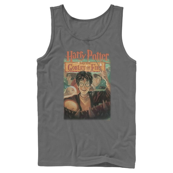 Mens Harry Potter and the Philosopher's Stone Goblet Of Fire Cover Tank Top