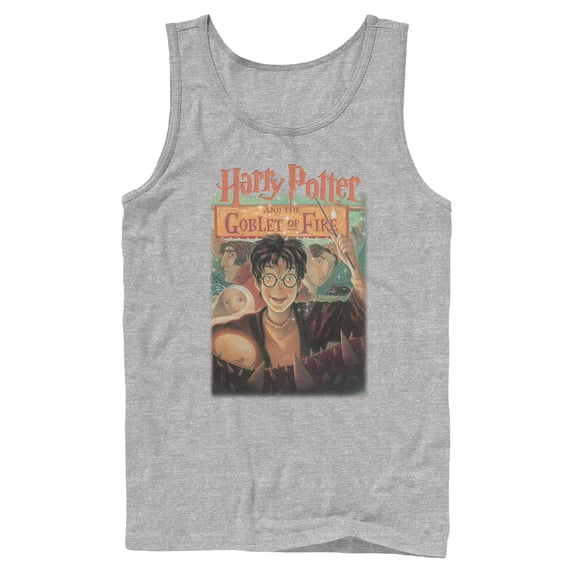 Mens Harry Potter and the Philosopher's Stone Goblet Of Fire Cover Tank Top