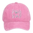 thumbnail image 1 of Mens Hat "DOG DAD" Embroidery Baseball Cap Adjustable Washed Casual Cap for Outdoor Walking and Daily, 1 of 4