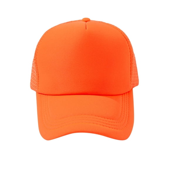 Mens Hat Only Moment Hats for Men Baseball Cap Pu Distressed Low Profile Western Baseball Cap with Mesh, Trendy and Adjustable Fit Orange,One Size