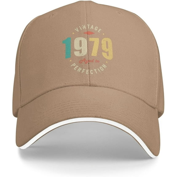 Mens Hats 46th Birthday Vintage Hat for Womens Vintage 1979 Fashion Caps