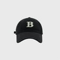 thumbnail image 1 of Mens Hats Unisex Baseball B Letter Embroidery Korean Fashion Versatile Sun Protection Summer Adjustable Caps for Men, 1 of 4