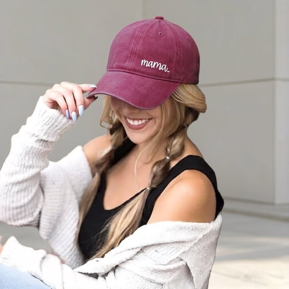 Mens Hats Unisex Baseball Distressed Embroidered Letter Summer Soft Top Adjustable Outdoor Ball Caps RD1 One Size