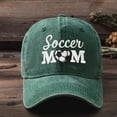 thumbnail image 1 of Mens Hats Unisex Baseball Embroidered Soccer Mom Love Washed Casual Outdoor Breathable Shade Sun Protection Summer Adjustable Caps for Men, 1 of 3