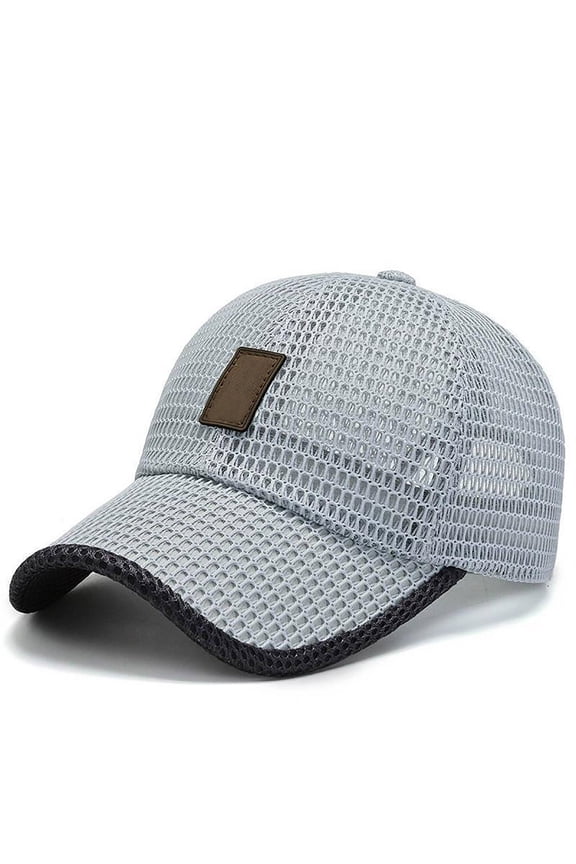 Mens Hats Unisex Baseball Summer Fashion Sun Protection Outdoor Sun Protection Net Breathable Adjustable Ball Caps for Men