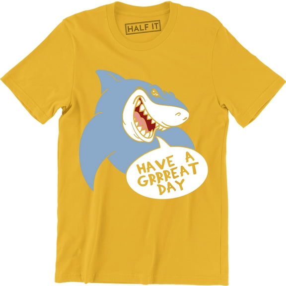 Mens Have A Great Day Shark Funny Summer Vacation Men's T-Shirt