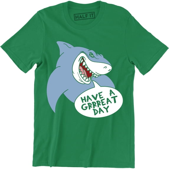 Mens Have A Great Day Shark Funny Summer Vacation Men's T-Shirt