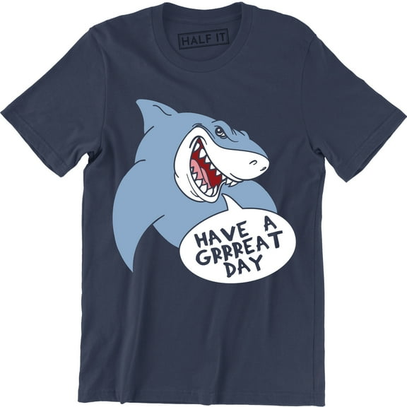 Mens Have A Great Day Shark Funny Summer Vacation Men's T-Shirt