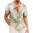 thumbnail image 1 of Mens Hawaiian Shirts Short Sleeve Button Down Shirt Men's Party Shirts Summer Beach Vacation Holiday Tropical Shirts, 1 of 5