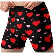 RANDOM STOCK APPAREL Mens Hearts all Over Boxer Briefs Underwear Novelty Fun Gift