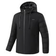 thumbnail image 1 of Mens Heated Jacket 11Heat Zones Usb Fast Warm Up Hooded Jacket Long Sleeve Zip Up Tops Cold Weather Requires A Separate Power Bank (Not Included) men's Jacket, 1 of 2
