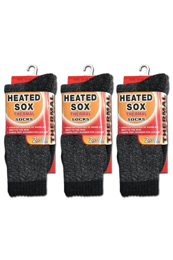 Mens Heated Sox Socks Thermal Socks Keeps Feet Warmer Longer