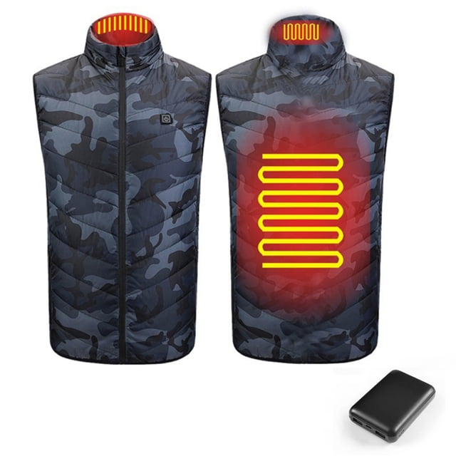 Mens Heated Vest with Battery Pack Included,Electric Heated Warming