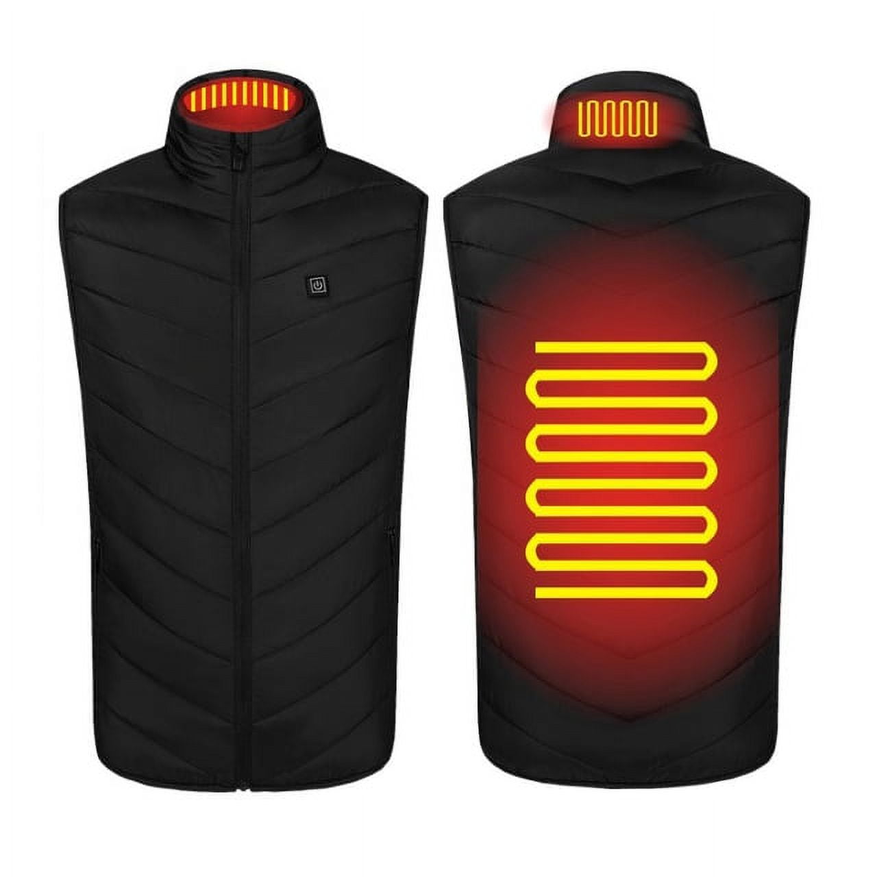 Mens Heated Vest,Electric Heated Warming Hunting Vest Jacket for Unisex