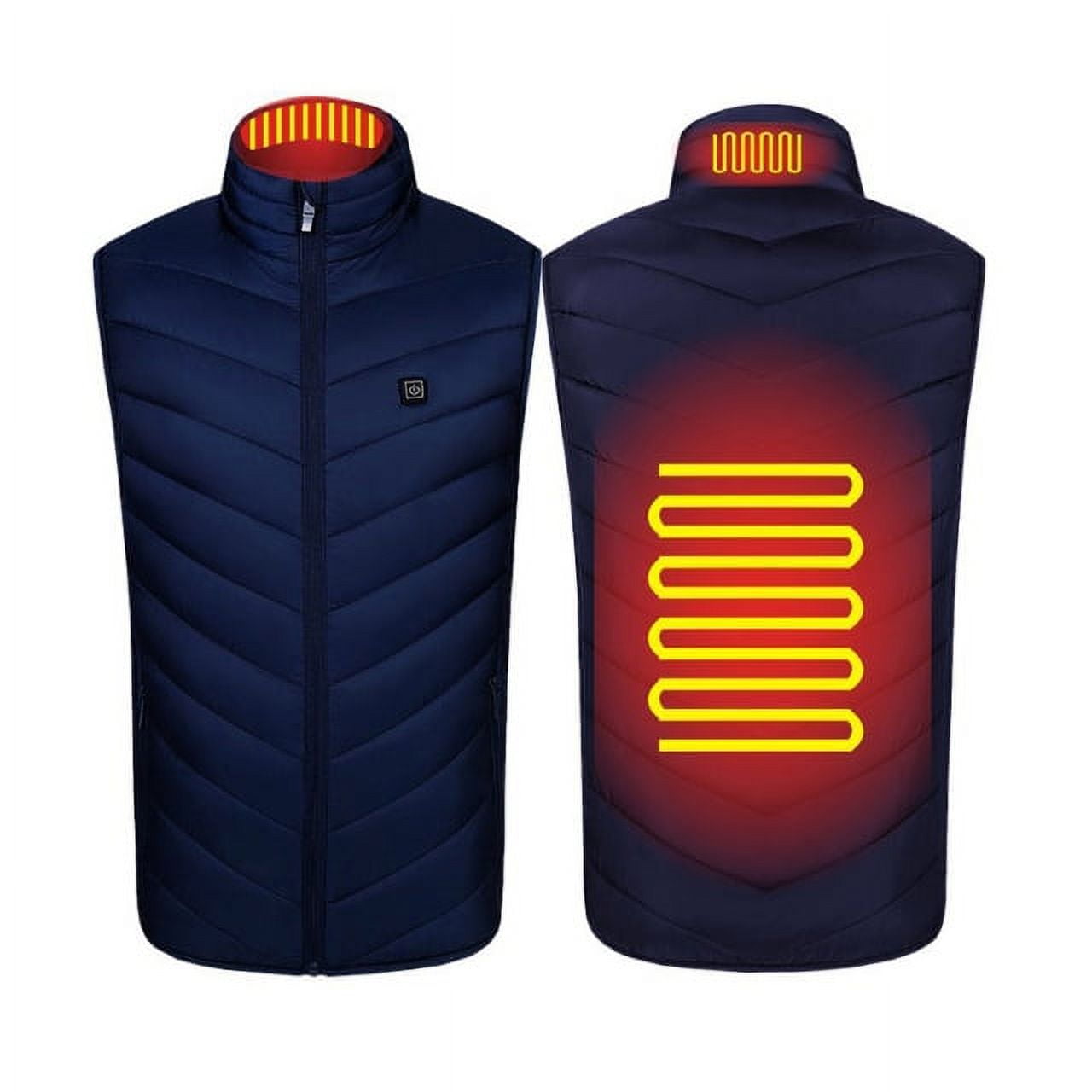 Mens Heated Vest,Electric Heated Warming Hunting Vest Jacket for Unisex Women,USB Charging