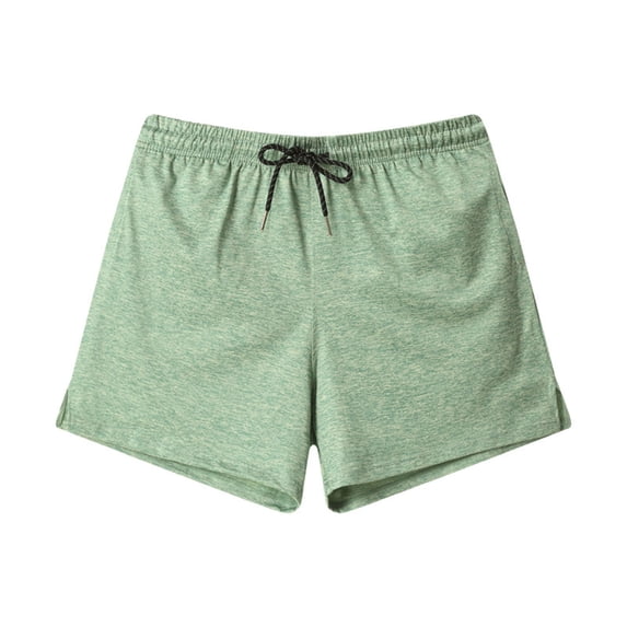 Mens Heather Lounge Shorts 5 Inch Inseam Sweatshorts Athletic Workout Running Shorts Lightweight Beach Shorts With Pockets