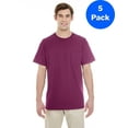 thumbnail image 1 of Mens Heavy Cotton T-Shirt with a Pocket 5 Pack, 1 of 2