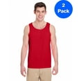 thumbnail image 1 of Mens Heavy Cotton Tank Top 2 Pack, 1 of 2