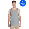 thumbnail image 1 of Mens Heavy Cotton Tank Top 2 Pack, 1 of 2