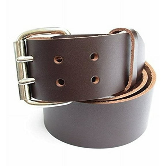Mens Heavy Duty Brown Leather Work/Tool Belt 2" Wide (64)