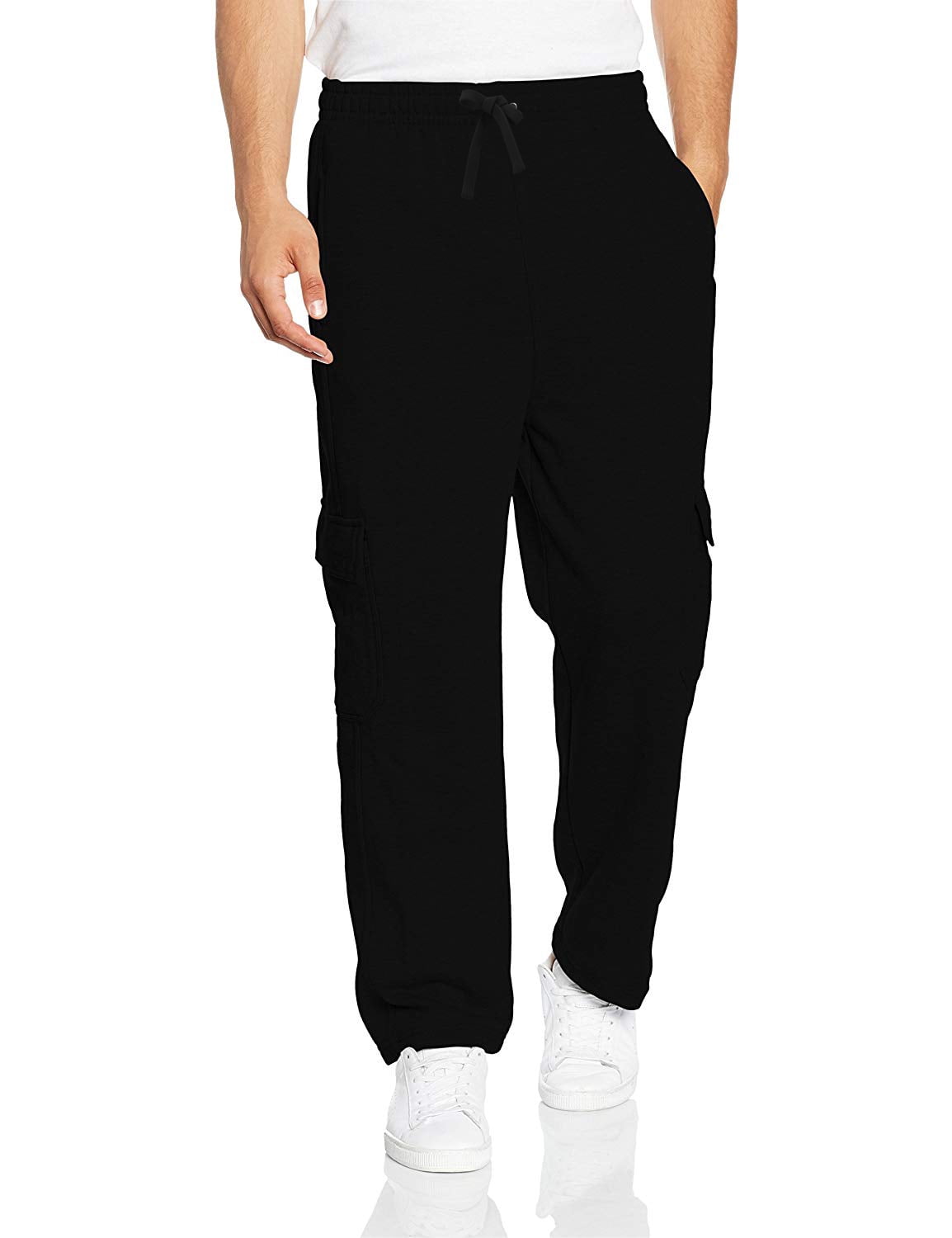 Mens Heavy Fleece Cotton Blend Casual Plain Athletic Gym Sport