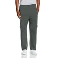 thumbnail image 1 of Mens Heavy Fleece Cotton Blend Casual Plain Athletic Gym Sport Cargo Sweatpants (Charcoal Grey, 2XL), 1 of 2