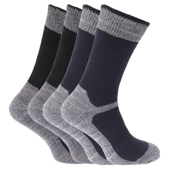 Mens Heavy Weight Reinforced Toe Work Boot Socks (Pack Of 4)
