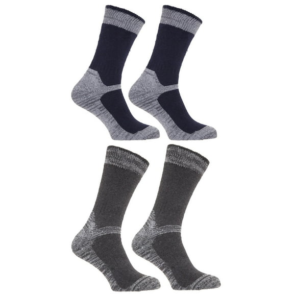 Mens Heavy Weight Reinforced Toe Work Boot Socks (Pack Of 4)
