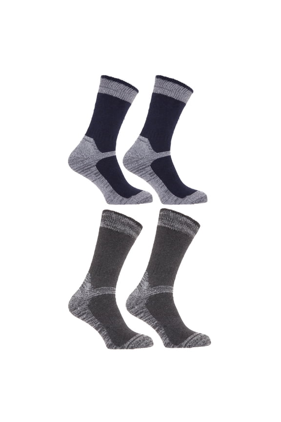 Mens Heavy Weight Reinforced Toe Work Boot Socks (Pack Of 4)