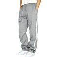thumbnail image 1 of Mens Heavyweight Cargo Sweatpants Baggy Loose Fit Drawstring Elastic Waist Athletic Jogger Sweat Pants with Pocket GY1 XXL, 1 of 5