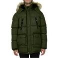 thumbnail image 1 of Mens Heavyweight Hooded Long Classic Parka Jacket Coat, 1 of 7
