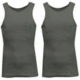 thumbnail image 1 of Mens Heavyweight Ribbed Tank Top (2-PACK), 1 of 2