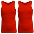 thumbnail image 1 of Mens Heavyweight Ribbed Tank Top (2-PACK), 1 of 2