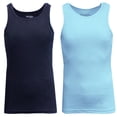 thumbnail image 1 of Mens Heavyweight Ribbed Tank Top (2-PACK), 1 of 2