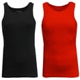 thumbnail image 1 of Mens Heavyweight Ribbed Tank Top (2-PACK), 1 of 2