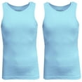 thumbnail image 1 of Mens Heavyweight Ribbed Tank Top (2-PACK), 1 of 2